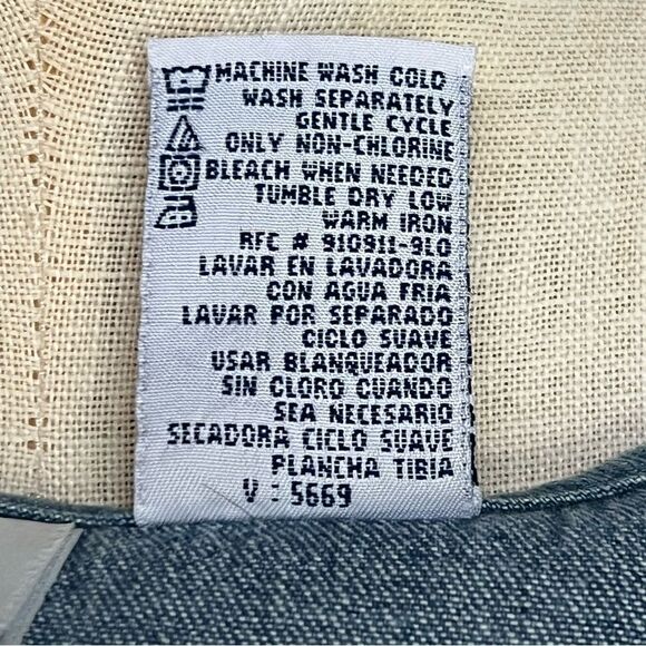 Vintage Denim Barnyard Farm Teacher Vest - Picture 10 of 10